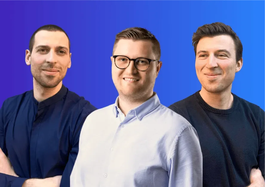 De drie founders van Astro